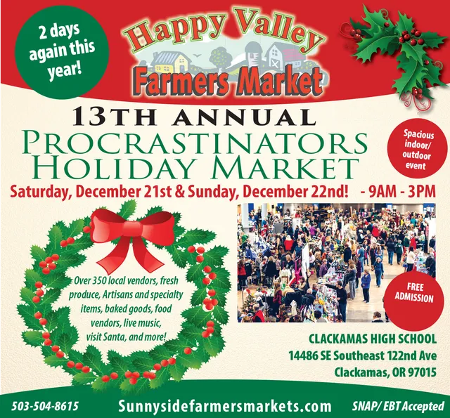 Procrastinators' Holiday Market-GUEST VENDOR with DudeFish Printing